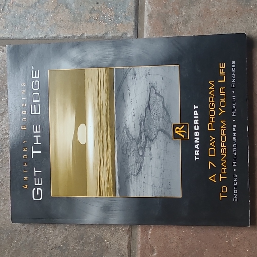 Anthony Robbins Get the Edge 7 day program to transform your life paperback book